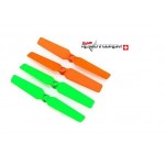 Sportpropeller orange,grün {4} '200QX'