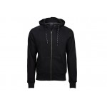 Full Zip Hood BLACK XL Men´s Fashion TJ5435N