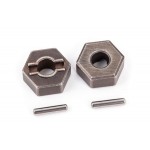 Traxxas 1654R Wheel hubs, hex (steel) (4)/ axle pin s (4) Traxxas 1654R Wheel hubs, hex (steel) (4)/ axle pin s (4)