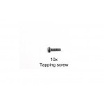 Tamiya 19804392 Schneidschraube 3x10mm schwarz (10) Tamiya 19804392 Schneidschraube 3x10mm schwarz (10)