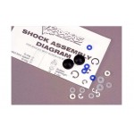 Traxxas 2362 REBUILD KIT, BLACK SHOCK (2) Traxxas 2362 REBUILD KIT, BLACK SHOCK (2)