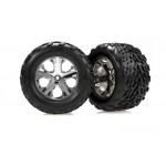 Traxxas 3668A Reifen & Felgen black chrome All-Star hinten Traxxas 3668A Reifen & Felgen black chrome All-Star hinten