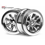 HPI Racing 3807 FELGEN 26mm - SHINY CHROME - 0mm