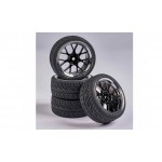 Carson 500900162 Räderset Y-Design2 (4) schw./chrom 500900162 Carson 500900162 Räderset Y-Design2 (4) schw./chrom 500900162