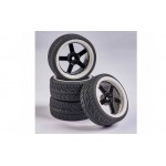 Carson 500900165 Räderset 1:10 5 Sp.-Design (4) schw./w. 500900165 Carson 500900165 Räderset 1:10 5 Sp.-Design (4) schw./w. 500900165