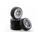 Carson 500900533 Räder GT Style silber (4) 1:10 500900533 Carson 500900533 Räder GT Style silber (4) 1:10 500900533