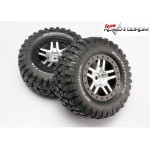 Traxxas 6873 Reifen kompl. Chrom-Felge SCT 'Slash 1/10' Traxxas 6873 Reifen kompl. Chrom-Felge SCT 'Slash 1/10'