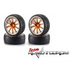 Carson 500900083 Big Wheel Set 2 Orange-Chome 500900083