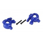 Traxxas 9037X Steering blocks, extreme heavy duty blue Traxxas 9037X Steering blocks, extreme heavy duty blue