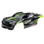 Traxxas 9511G Karo Sledge T grün mit Aufkleberbogen & montierte