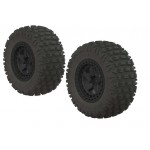 Arrma ARAC9630 Komplettrad dBoots Fortress SC schwarz (2) Arrma ARAC9630 Komplettrad dBoots Fortress SC schwarz (2)