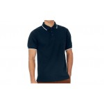 BCPU413-XL-navy Polo Safran Sport XL Navy/White B&C