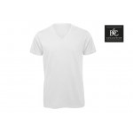 BCTM044-L-WHITE T-Shirt Inspire V T / Men B&C L WHITE BCTM044-L-WHITE T-Shirt Inspire V T / Men B&C L WHITE