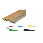 Graupner 0666-4X15 Endleiste 4x15 Gelb Balsa