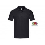 F513-BLACK-L Original Polo BLACK L F513 Fruit of the Loom