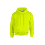 G18500-XL-GREEN Heavy BlendT Hooded Sweatshirt XL Safety Green