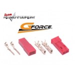 Gforce GF1010-001 BEC Stecker Stecker + Buchse 2x2 GF1010-001 Gforce GF1010-001 BEC Stecker Stecker + Buchse 2x2 GF1010-001