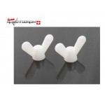 GF0304-001 Flügelmutter M4 Nylon 2x GF0304-001 Flügelmutter M4 Nylon 2x