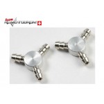 Gforce GF2014-001 Kraftstoff-Schlauch Y-Verbind Ø2mm 2x Gforce GF2014-001 Kraftstoff-Schlauch Y-Verbind Ø2mm 2x