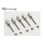 Gforce GF2103-002 Alu Hülsen M2.5 stäbe Ø3mm 5x Gforce GF2103-002 Alu Hülsen M2.5 stäbe Ø3mm 5x