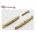 Gforce GF2105-001 Spannschlösser M2 Messing  2x Gforce GF2105-001 Spannschlösser M2 Messing  2x