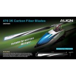 Align Trex HD470AT Carbon Fiber Blades 470 HD470AT