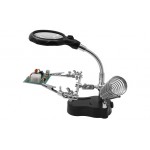 HH3 Helping Hand mit LED-Licht + Lupe
