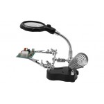 HH3 Helping Hand mit LED-Licht + Lupe HH3 Helping Hand mit LED-Licht + Lupe