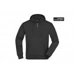JN042-BLACK-XL Men`s Hooded Jacket XL Black James+Nicholson JN042-BLACK-XL Men`s Hooded Jacket XL Black James+Nicholson