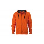 JN595-ORANGE-XL Men´s Hooded Jacket ORANGE XL JN595 JN595-ORANGE-XL Men´s Hooded Jacket ORANGE XL JN595