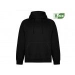RY1074-BLACK-L Vinson Organic Hooded Sweatshirt BLACK L RY1074-BLACK-L Vinson Organic Hooded Sweatshirt BLACK L