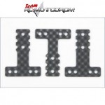 Carbon Rear Plate MM/LM Kyosho MZW403