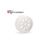 HPI Racing 3930 Cup Racer -  WEISS 0mm OFFSET