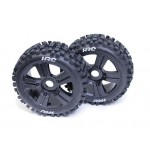 HRC60816BK6S Reifen - 1/8 Buggy - montiert - 17mm - BullDog HRC60816BK6S Reifen - 1/8 Buggy - montiert - 17mm - BullDog